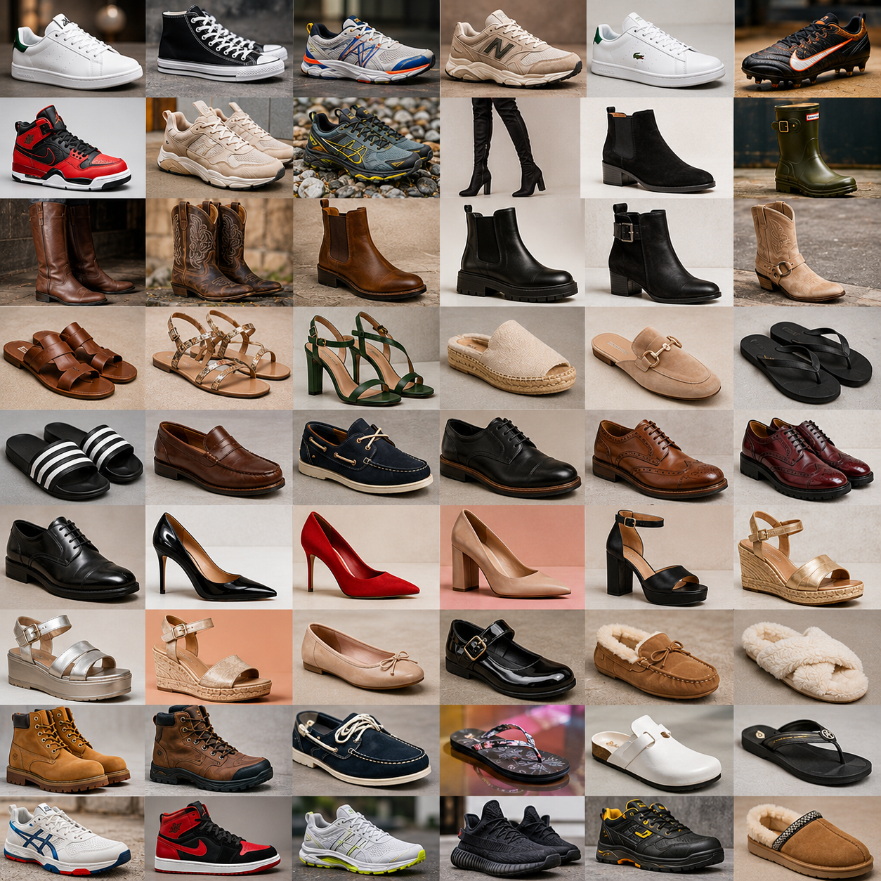 Footwear — virtual try-on example